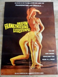 Erotik Plakat* GRÄFIN FRANKENSTEINS LIEBESTEMPEL Flo Kim - Picture 1 of 1