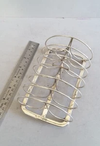 GOOD , REGENCY ANTIQUE SOLID SILVER TOAST RACK . 221gms. SHEFF. 1828 - Picture 1 of 11