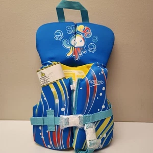 Speedo Infant Life Jacket Vest Blue Jelly up to 30 lbs - Picture 1 of 3