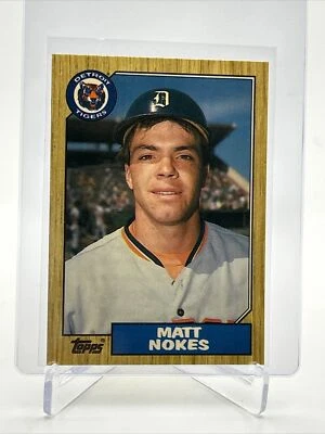 1987 Topps Traded TIFFANY Matt Nokes Baseball Card #91T Mint FREE SHIPPING - Image 1 of 3