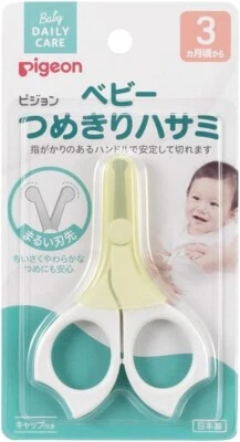 Pigeon 婴儿指甲剪 适合 3 个月 153x83 毫米 日本制造 — 第 1/4 张图片