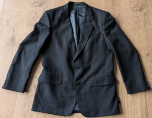 Vintage AUSTIN REED 100% Wool Mens Pinstripe Blazer Jacket 40R Made in England - Picture 1 of 17
