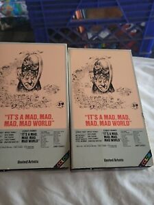 It's a Mad Mad Mad Mad World vidéo magnétique 2 bandes VHS 1981