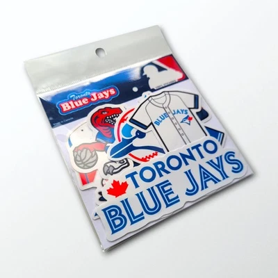 Редкий набор бейсбольных наклеек MLB Toronto Blue Jays!! Must see!! 12 виниловых наклеек - Изображение 1 из 4