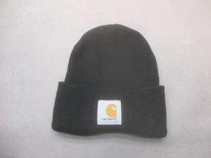 Gorro Carhartt Talla Única Unisex Negro Tejido Logo Informal Trabajo Tejido 10U - Imagen 1 de 4