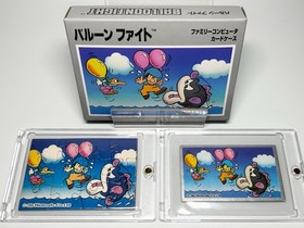 Nintendo Famicom Balloon Fight Menko Card Jigsaw Puzzle Card Case japan