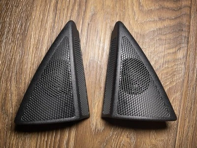 07-09 Mercedes W211 E350 E320 E63 Left Right Tweeter Speaker Cover Black OEM - Image 1 of 3