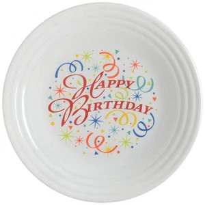 Homer Laughlin  Fiesta Happy Birthday Luncheon Plate 11665086 - Picture 1 of 1