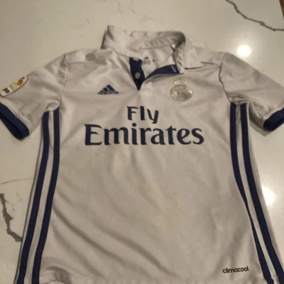 2016-17皇家马德里主场球衣儿童小号带联赛布贴 — 第 1/4 张图片