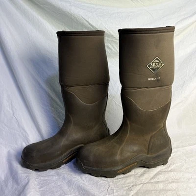 womens Size 12.5 Men’s Size 11.5 muck boots wetland brown 010016 - Image 1 of 4