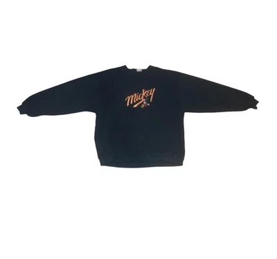 Suéter Suéter Sudadera Cuello Redondo L Vintage Años 90 Disney Mickey Mouse Polar Foto 1 de 4