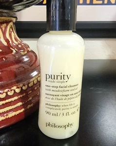 Philosophy PURITY Made Simple One Step Facial Cleanser Wash 3 oz Sealed + GIFT! - Picture 1 of 1