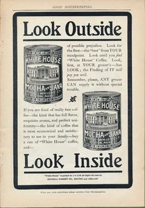 Magazine Ad - 1902 - White House Coffee - Dwinell-Wright Co., Boston, MA - Picture 1 of 1