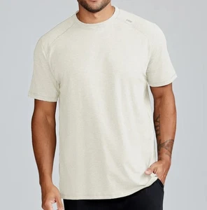 Tasc Performance Carrollton Fitness T Mineral Heather Bamboo Tee Shirt Men's Lrg - Picture 1 of 9