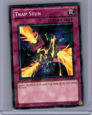 Yugioh Duel Terminal 5 #DT05-EN046 Trap Stun Near Mint or Better - Image 1 of 2