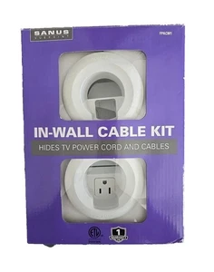 Sanus Vuepoint In-Wall Cable Kit - Hides TV Power Cord & Cables FPACM1 - Picture 1 of 11