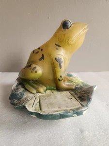 Solar Powered Outdoor Lawn and Garden Frog • Not Working - Picture 1 of 16