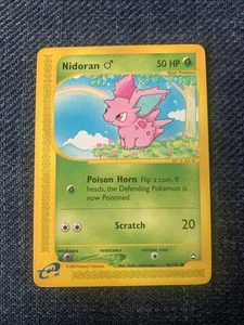 Pokémon Card Aquapolis Nidoran Male 96/147 WOTC 2002 Nintendo E-Series - Picture 1 of 2
