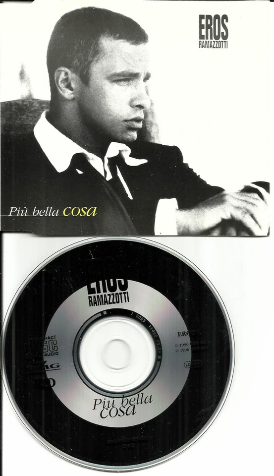 EROS RAMAZZOTTI Piu Bella Cosa 1996 Made in EUROPE PROMO DJ CD Single MINT eros1 - Image 1 of 1