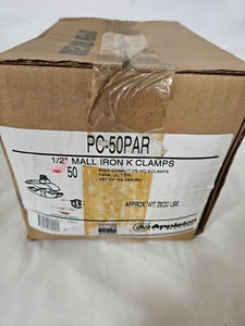 Appleton PC-50PAR, starre Leitung K-Klemme, 1/2" parallele Typklemme, Box mit 50 - Bild 1 von 3