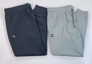 Men's Under Armour Big and Tall Loose Fit Rival Fleece Jogger Sweats Sweatpants - Picture 1 of 5