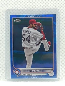 Martin Perez 2022 Topps Chrome Sapphire Update - #US131 - Texas Rangers - Picture 1 of 2