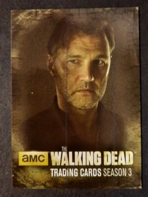 Tarjeta promocional The Walking Dead temporada 3 #NSU 2/2 The Governor Cryptozoic 2013 Foto 1 de 2