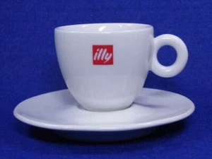 ILLY ESPRESSO TASSE CUP MIT UNTERTASSE WITH SAUCER 60 ML - Bild 1 von 2