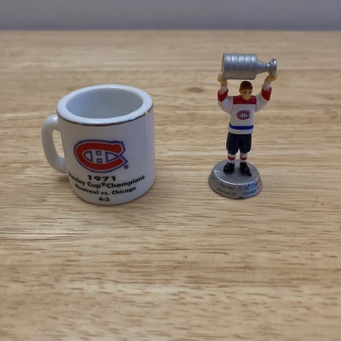 1971 MONTREAL CANADIENS NHL Stanley Cup Champions [Figurine + Mini Mug] Set Cover