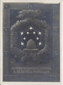 BOLOGNA - CASSA DI RISPARMIO A BENITO MUSSOLINI - FOTOGRAFIA - - Imagen 1 de 1