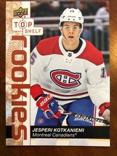 2019 UD The National Convention Promo Top Shelf Rookie #TS-3 Jesperi Kotkaniemi