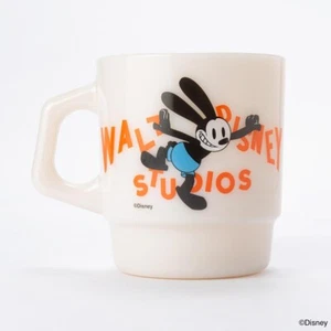 Fire King Stacking Mug Cup Oswald the Lucky Rabbit Disney100 Ivory - Picture 1 of 2
