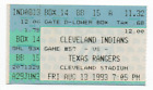 1993 Cleveland Indians Ticket Stub 08/13/93 - Jim Thome Home Run HR #4