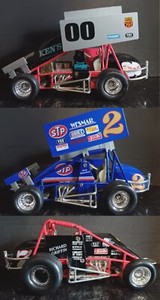 1990s Racing Champions World Of Outlaws 1:24 Sprint Cars As Is