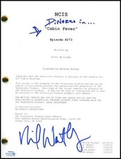 Michael Weatherly "NCIS" AUTOGRAPH Signed 'Cabin Fever' Episode Script ACOA