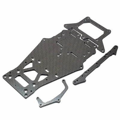 Aluminum Chassis for TAMIYA 1/10 Grasshopper/DT-04/SRB/ORV/CW-01/WILD ONE/RM-01 - Image 1 of 2