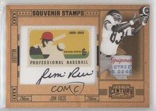 2010 Panini Century Collection Souvenir Stamps Baseball /20 Jim Rice Auto HOF