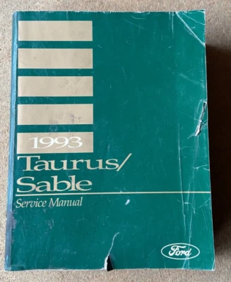 Original 1993 Ford Taurus Sable Service Workshop Technical Repair Manual Foto 1 de 4
