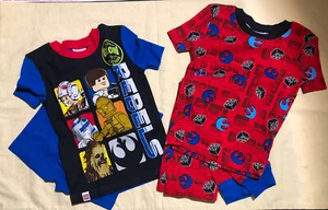 Disney LEGO Star Wars 4 Piece Pajamas Boys Size 4 Retail $44 (RD-23-144) - Picture 1 of 7