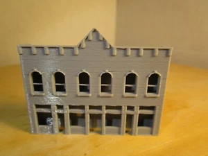 (1) CASA DE CINE ESCALA "Z" o CENTRO DE ARTE FONDO IMPRESO EN 3D  - Imagen 1 de 4