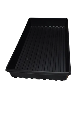 LANDMARK PLASTICS Plant Grow Trays without Holes - Set of 10 - FLATS (10.8" x 21") Seed Starting