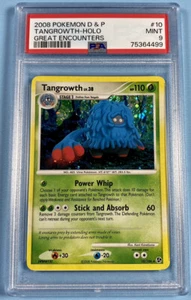 PSA 9 COMO NUEVO - Pokemon Tangrowth Holo 10/106 Grandes Encuentros #10 Rara Tarjeta Clasificada - Imagen 1 de 4