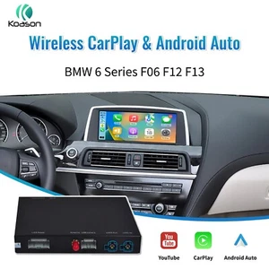 Wireless Carplay Android Auto Nachrüstung für BMW 6 Series F06 F12 F13 CIC - Bild 1 von 5