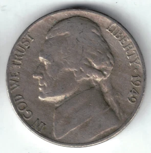 USA - 1949D - Jefferson - 1st portrait - Low Mintage - #20827 - Picture 1 of 2