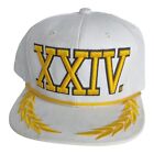 Bruno Mars Mitchell & Ness Nostalgia White 24k Tour XXIV K Snapback Hat Cap (2)