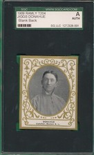 RAMLY BLANK BACK T204 JIGGS DONAHUE GRADED SGC AUTHENTIC RARE NO AD ERROR *TPHLC