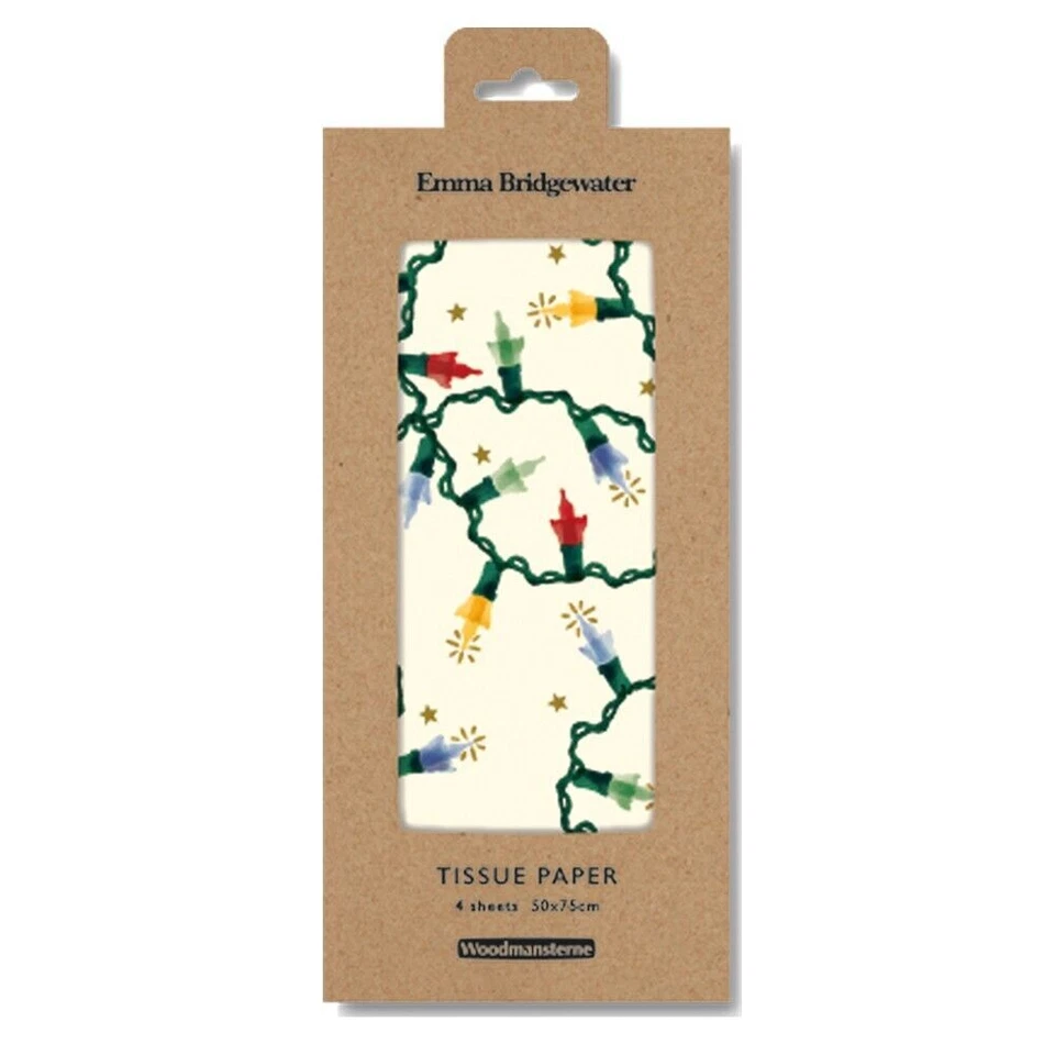 Emma Bridgewater Fairy Lights Tissue Paper  50 x 70 cm 4 Sheets - Image 1 of 1