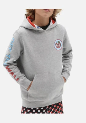 Vans Wheres Waldo Sudadera con Capucha Niños Sudadera Gris Fuera de la Pared Encontré Waldo Talla L Foto 1 de 4