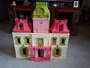 Fisher- price Loving Family Grand Mansion Doll House 2012 Accessories Lights - Picture 1 of 11