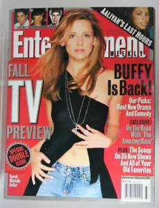Buffy Sarah Michelle Gellar Aaliyah Amazing Race Entertainment Weekly #612 #613 - Picture 1 of 12